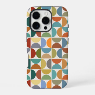 MCM Semicircles Pattern Colour on Cream iPhone 16 Pro Case