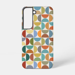 MCM Semicircles Pattern Colour on Cream Samsung Galaxy Case