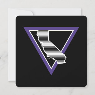 mcm striped california triangle invitation