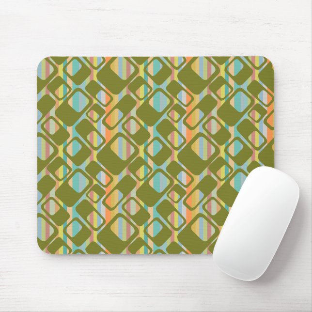 MCM Stripes  Mouse Pad (With Mouse)