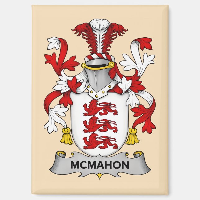 McMahon Family Coat of Arms Magnet  (Front)