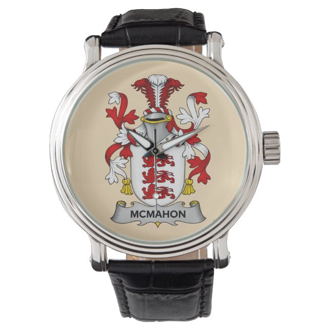 McMahon Family Coat of Arms Watch  (Front)