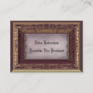 McMyles Rose Victorian Customisable Business Card