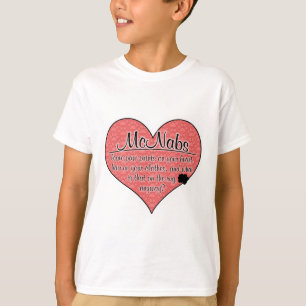 McNab Paw Prints Dog Humour T-Shirt