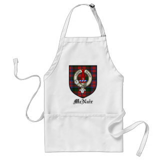 McNair Clan Crest Badge Tartan Standard Apron