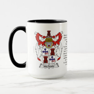McNair Family Coat of Arms Mug