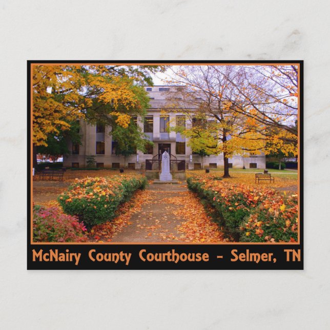 McNairy County Courthouse - Selmer, TN Postcard (Front)