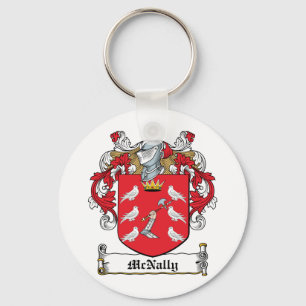 McNally Family Crest Key Ring