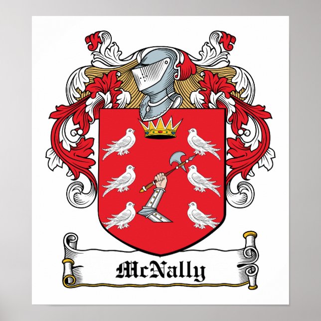 McNally Family Crest Poster (Front)