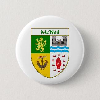 McNeil Coat of Arms/Family Crest 6 Cm Round Badge