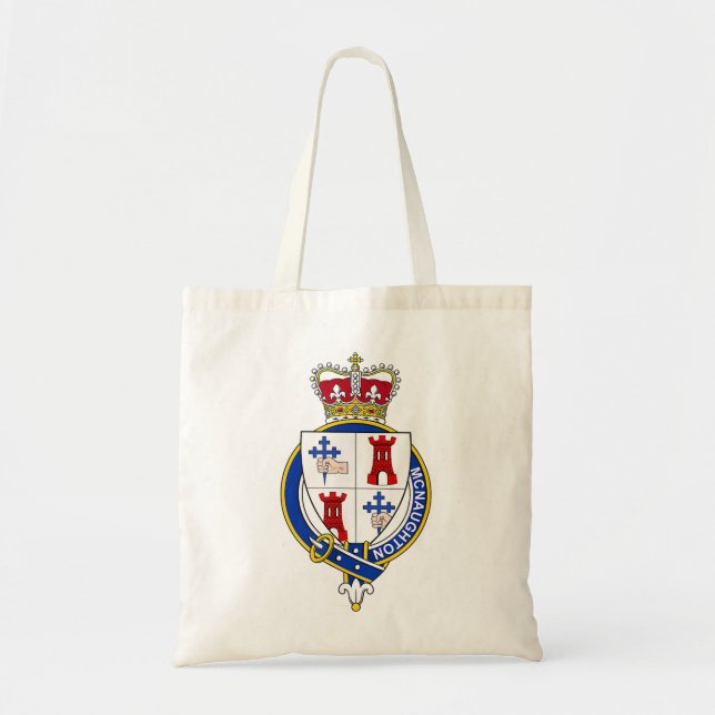 McNeil Coat of Arms  Family Crest  Tote Bag (Front)