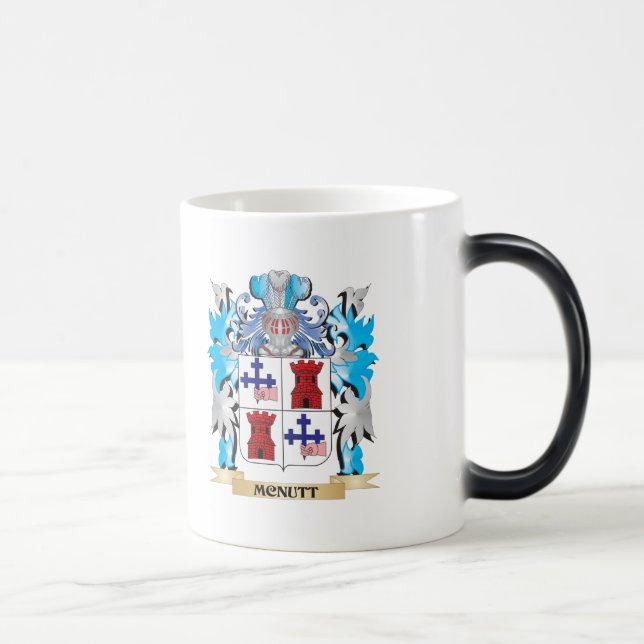 Mcnutt Coat of Arms - Family Crest Magic Mug (Right)