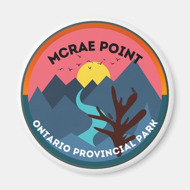 Mcrae Point Ontario Provincial Park Magnet (Front)