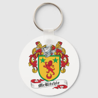 McRitchie Family Crest Key Ring