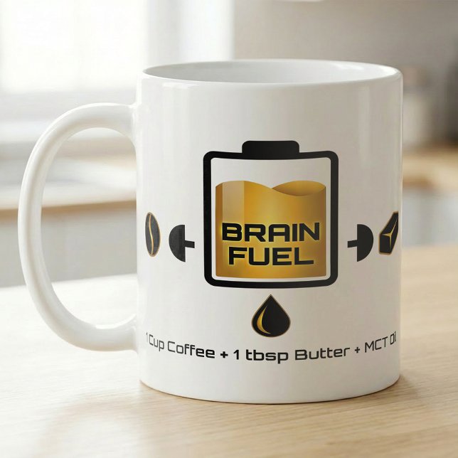 MCT Coffee Butter Recipe Focus Battery Mug (Creator Uploaded)