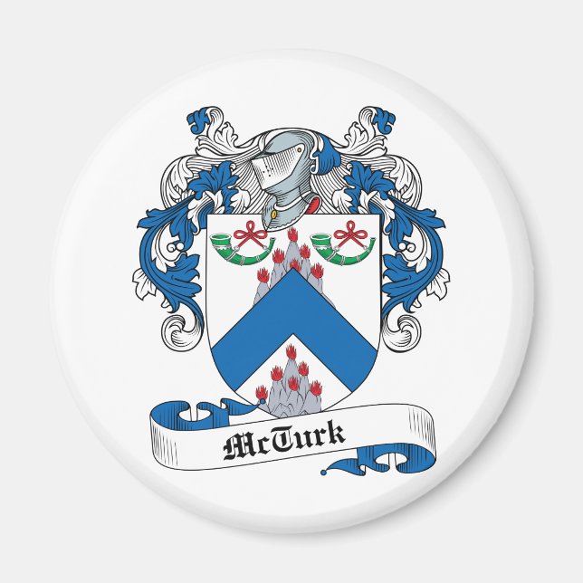 McTurk Family Crest Magnet (Front)