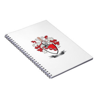 McWilliams Family Crest Coat of Arms Spiral Notebook