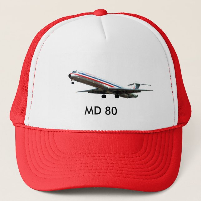 MD80.jpg CLEAN, MD 80 Trucker Hat (Front)