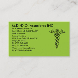 md/do associates inc card - Customised