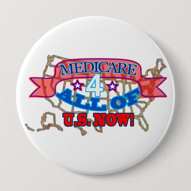 Md for all! 10 cm round badge (Front)