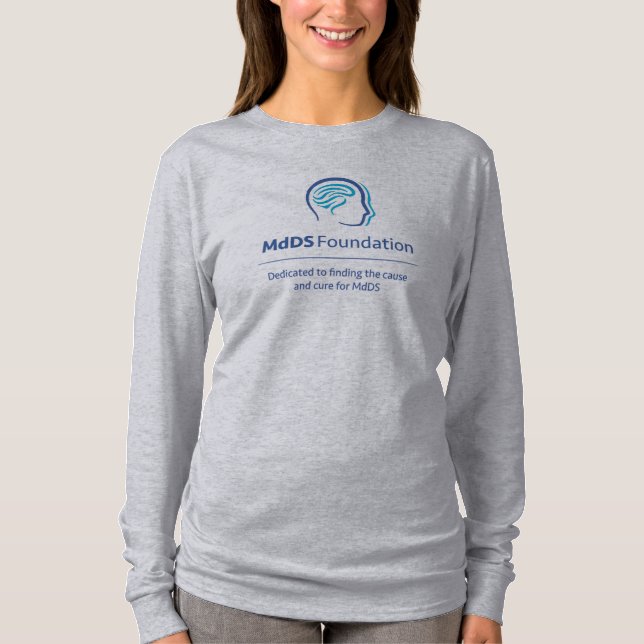 MdDS Awareness Basic Long Sleeve T-Shirt (Front)
