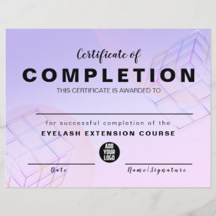 Mdern Elegant Purple Holographic Logo