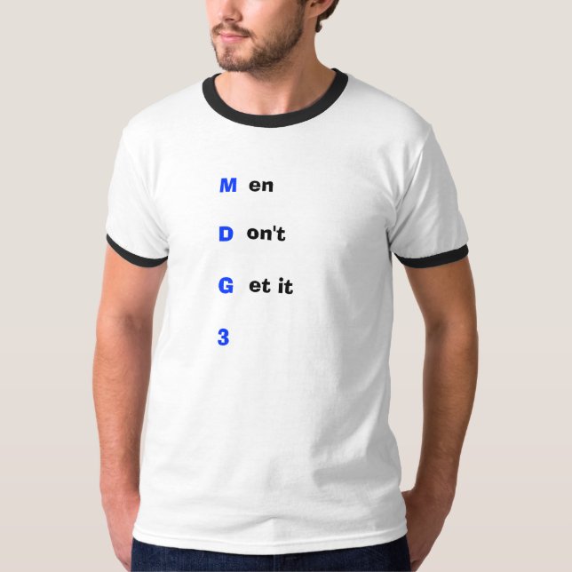 MDG 3 T-Shirt (Front)