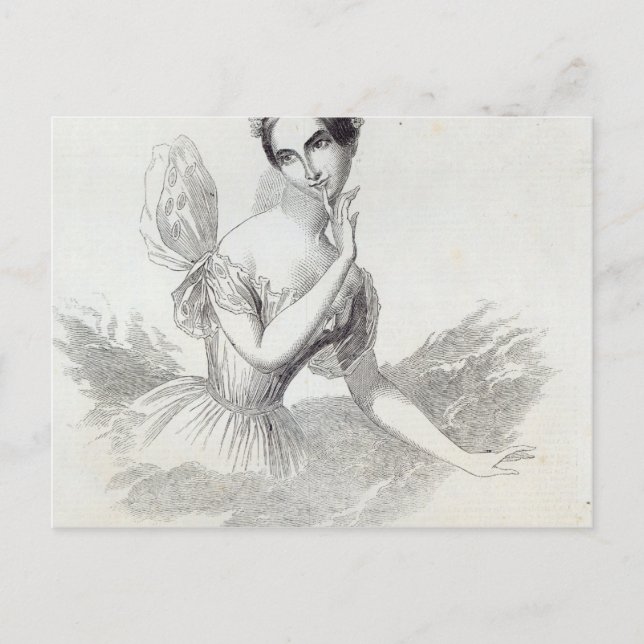 Mdlle Lucile Grahn Postcard (Front)