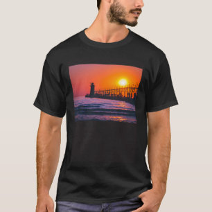 MDPhotos Sunset on South Haven's Shores T-Shirt