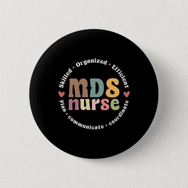 Mds Nurse Appreciation  6 Cm Round Badge (Front)