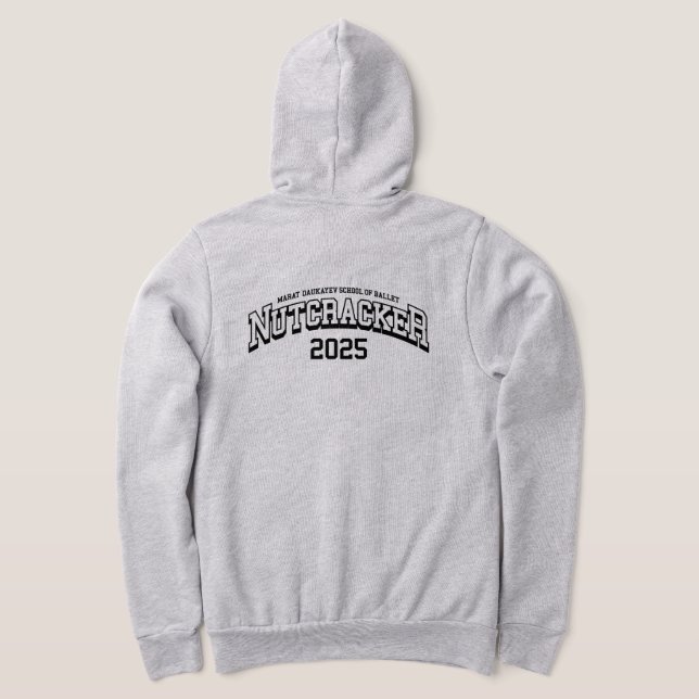 MDSB Varisty Logo Zip Up Sweatshirts (Laydown Back)