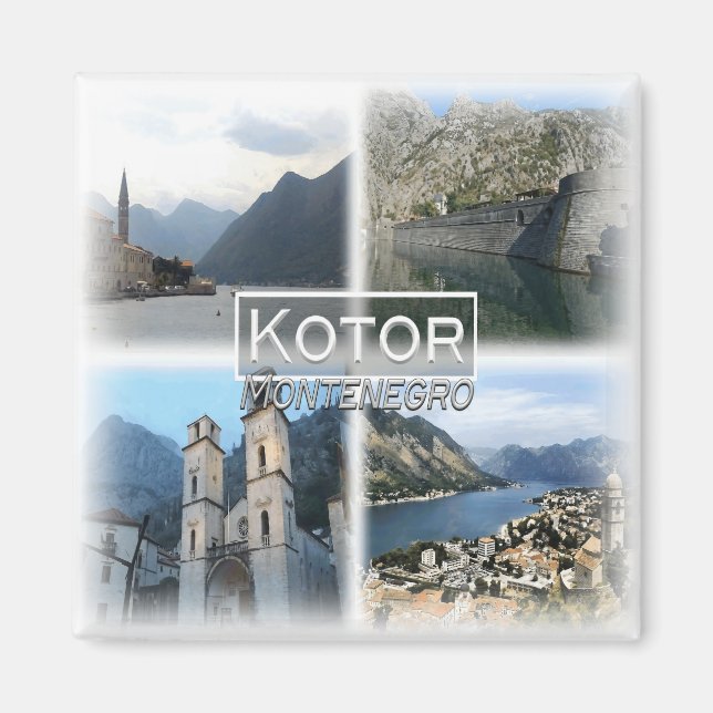 ME0022 Europe, Montenegro, Kotor, fridge Magnet (Front)