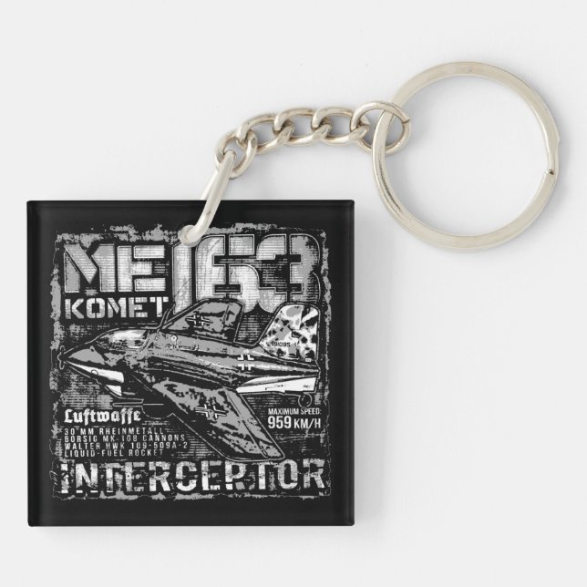 Me 163 Komet Key Ring (Back)