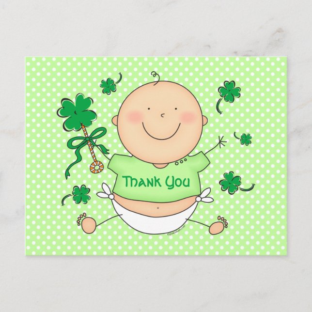 Me 1st St. Paddy's Day Custom Postcard (Front)
