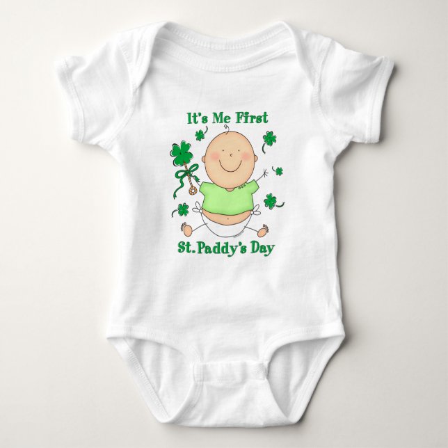 Me 1st St. Paddy's Day Infant Creeper (Front)