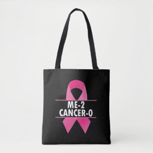 Me 2 Cancer 0 I Beat Cancer Twice Brave Warrior Su Tote Bag