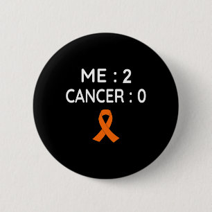 Me 2 Cancer 0 Leukaemia Awareness  6 Cm Round Badge