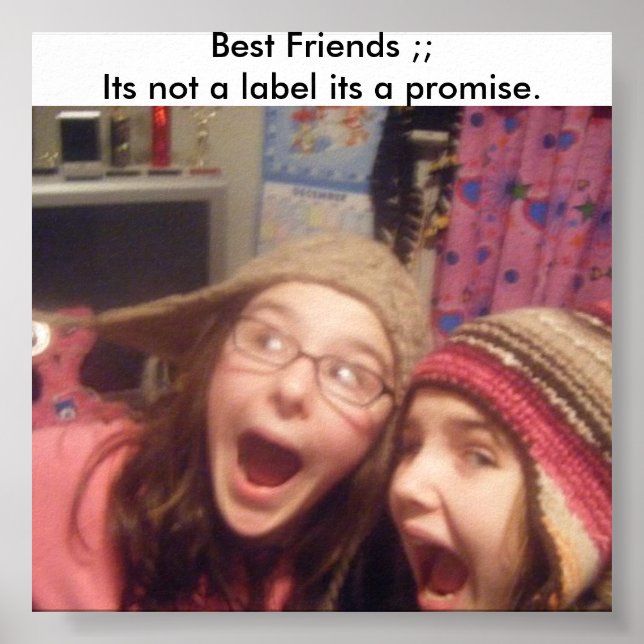 me and kal, bffs. poster (Front)