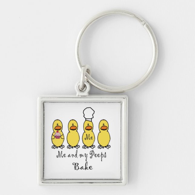 Me and My Peeps Bake Key Chain (Front)