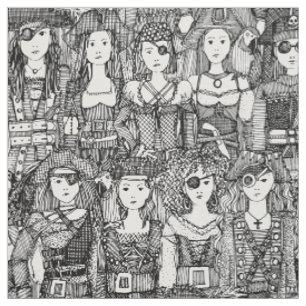 me beauties black white fabric