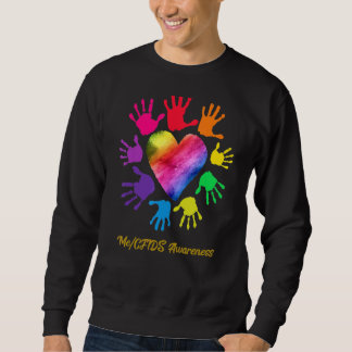 Me Cfids Awareness Hands Mecfids Sweatshirt