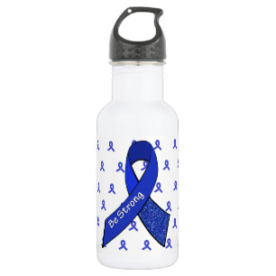 ME/CFS Blue Awareness Ribbon for Chronic Fatigue 532 Ml Water Bottle
