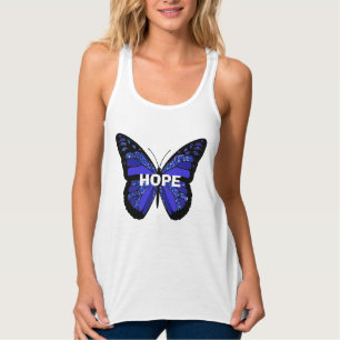 ME/CFS Blue Hope Butterfly Survivor Shirt