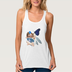 ME/CFS Chronic Fatigue Little Girl Angel Fairy Singlet