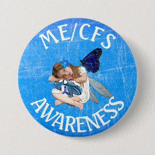 ME/CFS Chronic Fatigue Syndrome Awareness Button