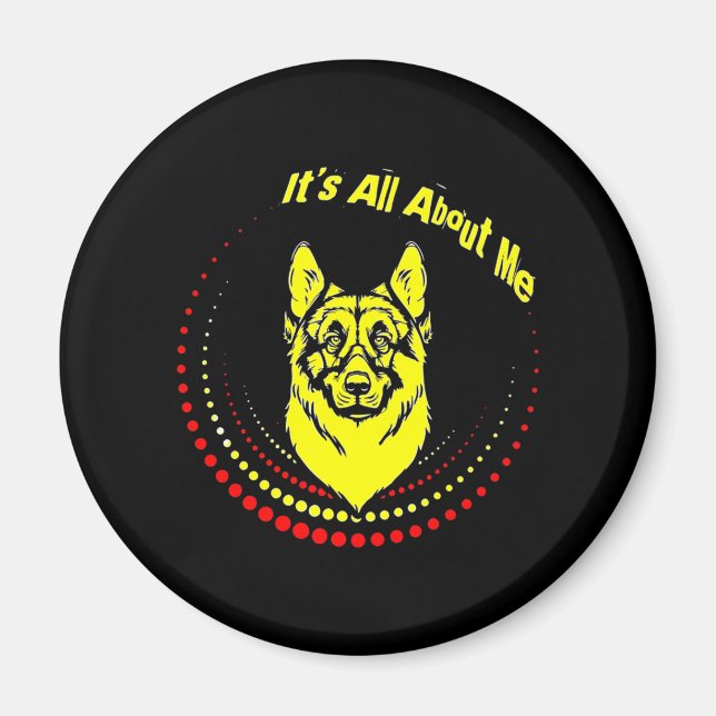 Me German Shepherd Magnet (Front)