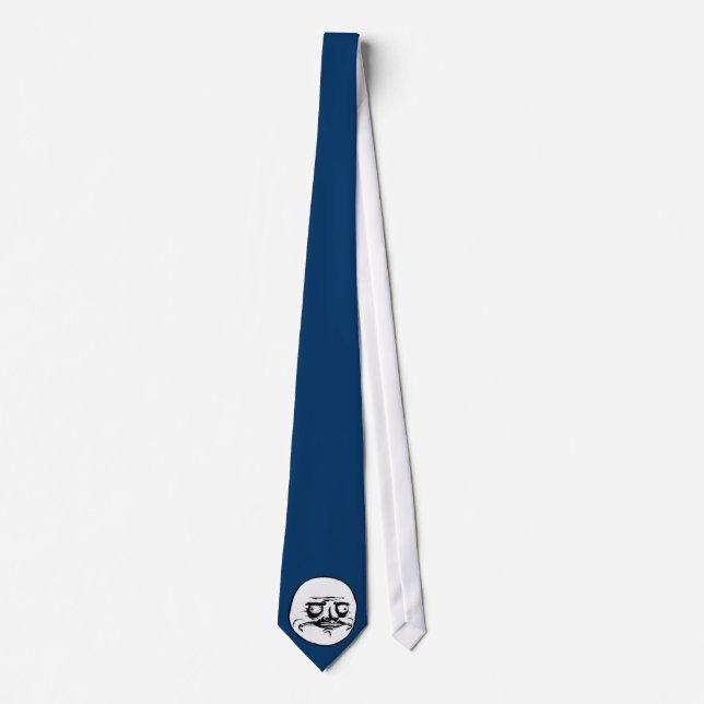 Me Gusta Face Meme Tie (Front)