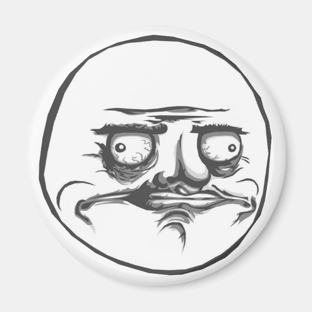 Me Gusta Fridge Magnet (Front)