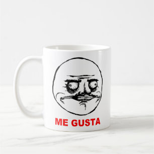 Me Gusta (text) Coffee Mug