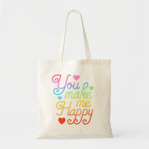Me haces feliz  tote bag